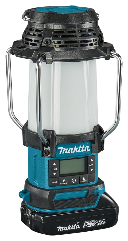 DMR055 | 14,4 V-18 V | Camping lamp | met radio | Zonder accu's en lader