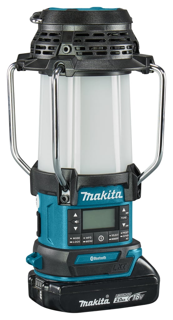 DMR056 | 14,4 V-18 V | Camping lamp | met radio en Bluetooth | Zonder accu's en lader
