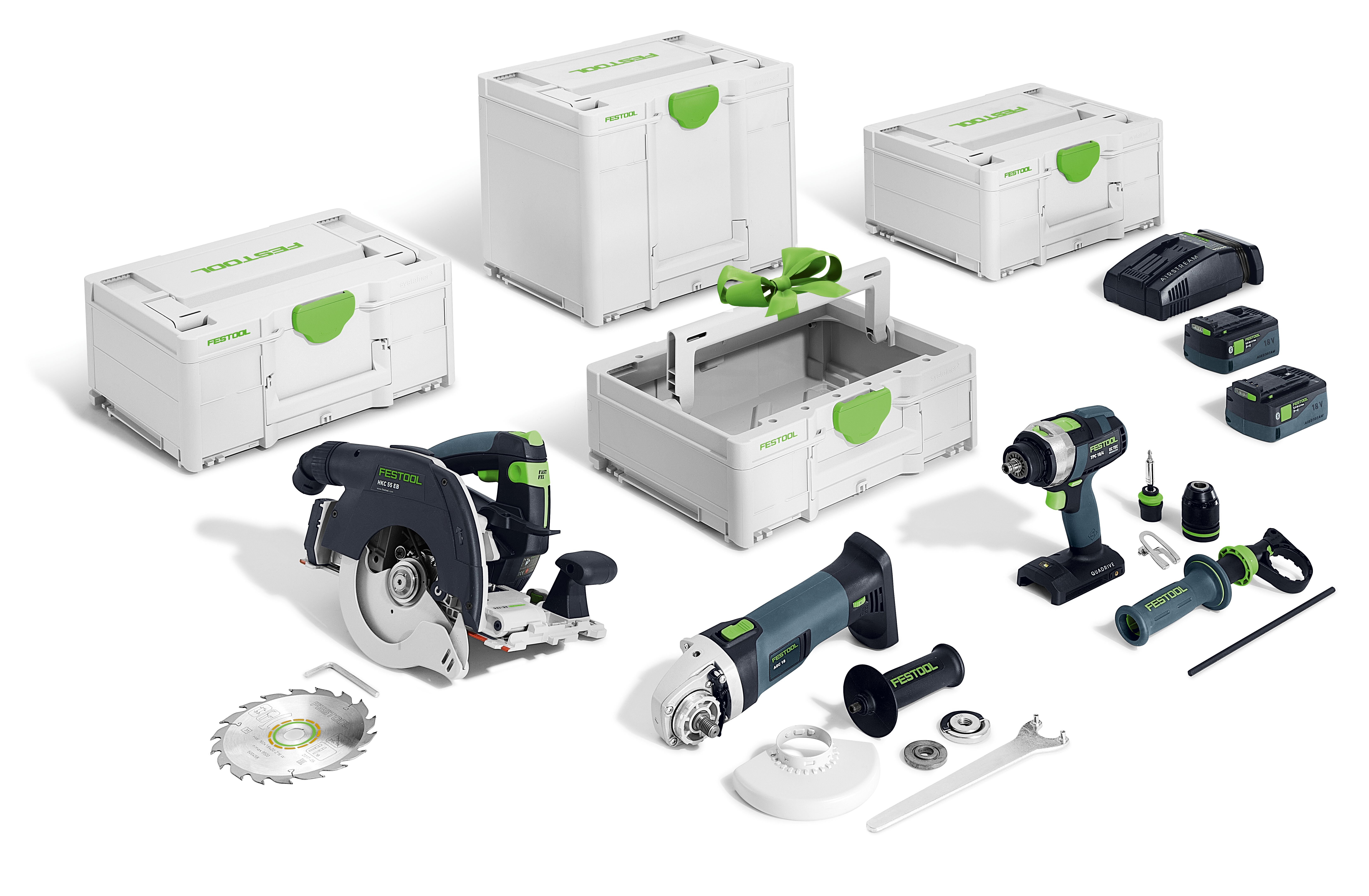 Festool HKC 55/TPC 18/AGC 18/TB 137 Accu-comboset bouwtimmeren - 578025