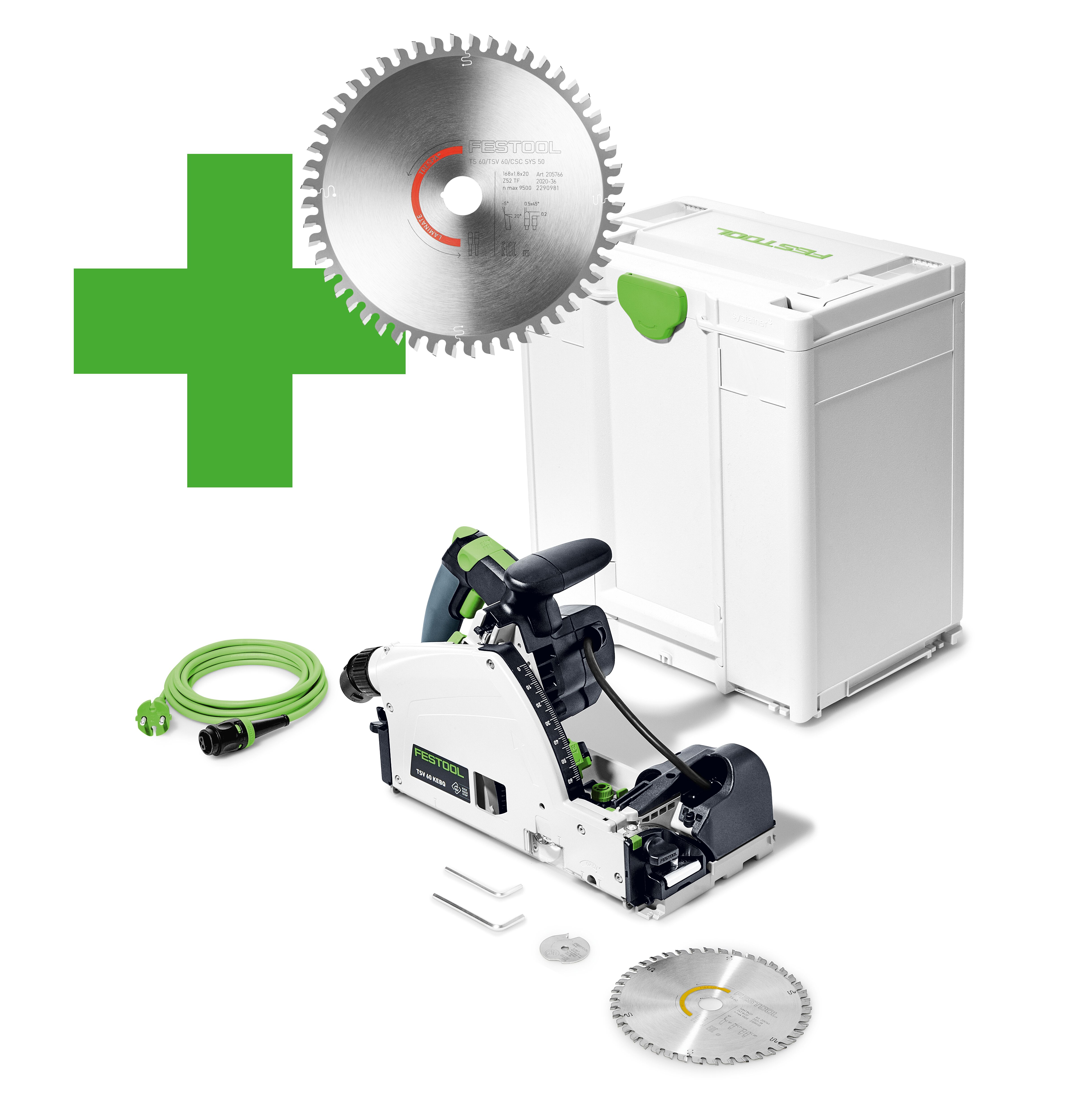 Festool TSV 60 KEBQ-Plus Master Edition Invalzaag met voorritsfunctie - 578197