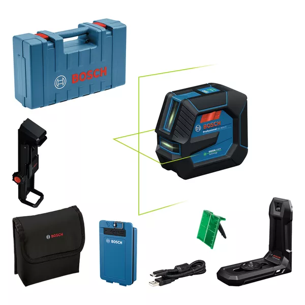 Bosch Blauw GLL 20-22 G Lijnlaser | 1 x accu BA 3.7V Li-Ion 3.0Ah XL | In Koffer 0601065602