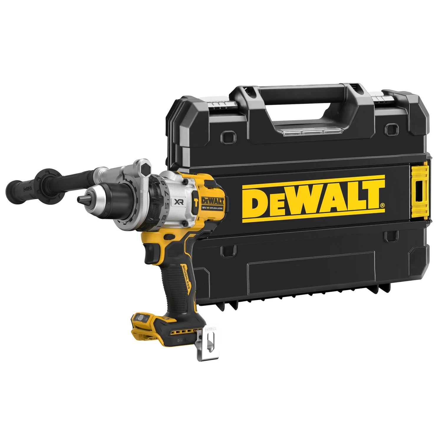 DeWalt DCD1007NT Accu klopboormachine koolborstelloos Body | zonder accu&apos;s en lader in T-stak DCD1007NT-XJ