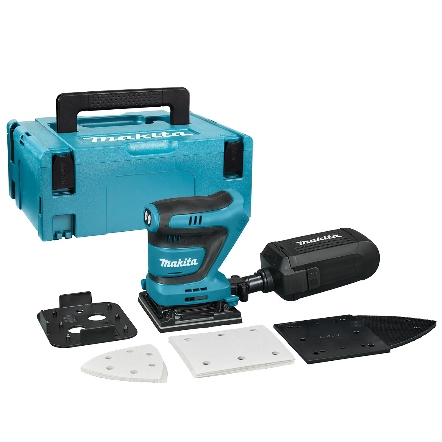 Makita DBO480ZJ | Accu Handpalm Vlakschuurmachine | 18V | Zonder accu&apos;s en lader | In M-box koffer - DBO480ZJ