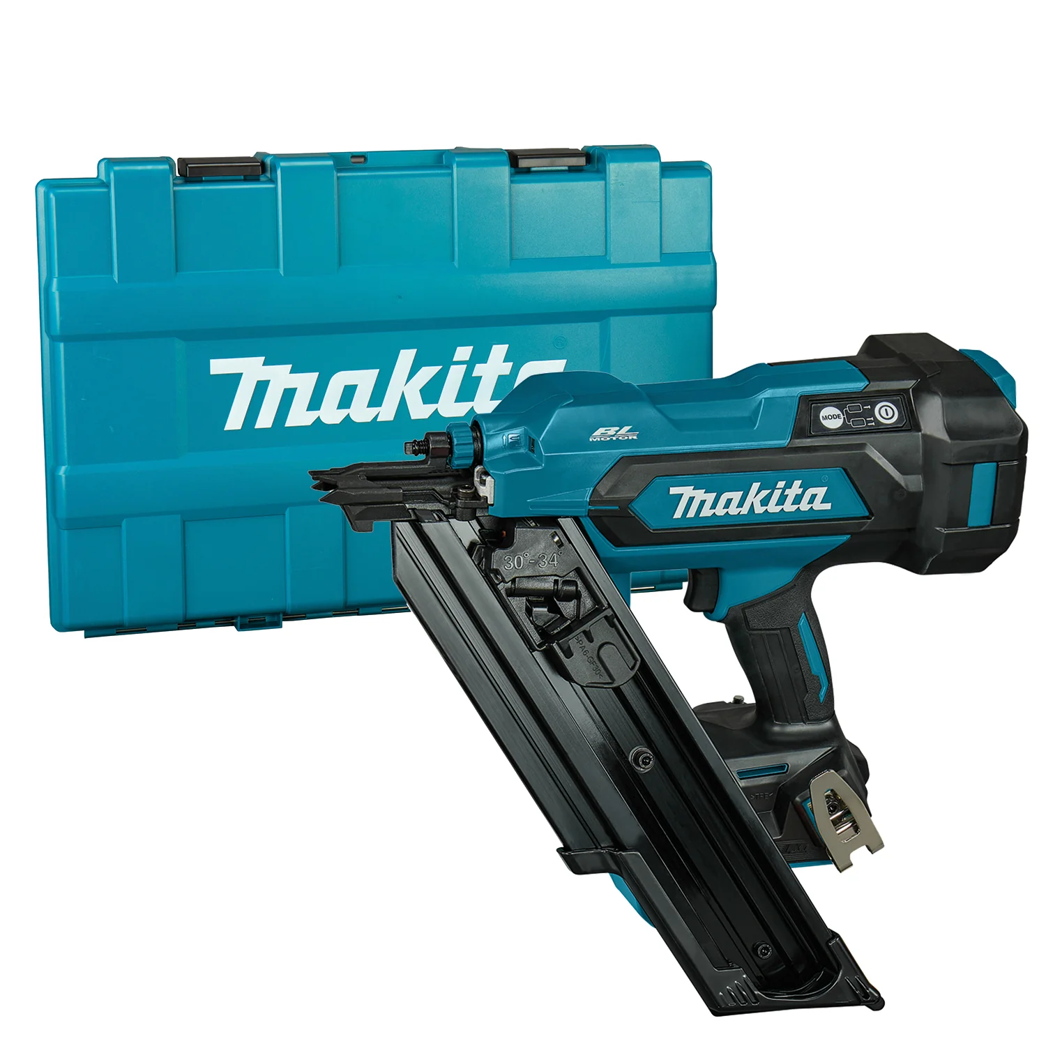 Makita DBN900ZK 18v Accu constructie tacker enkelshot + Snelvuur | 50-90 mm - Basic Body in Koffer - DBN900ZK