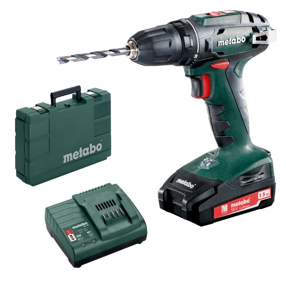 Metabo BS 18 | 18 Volt 1.5Ah accu-boorschroevendraaier 602207970