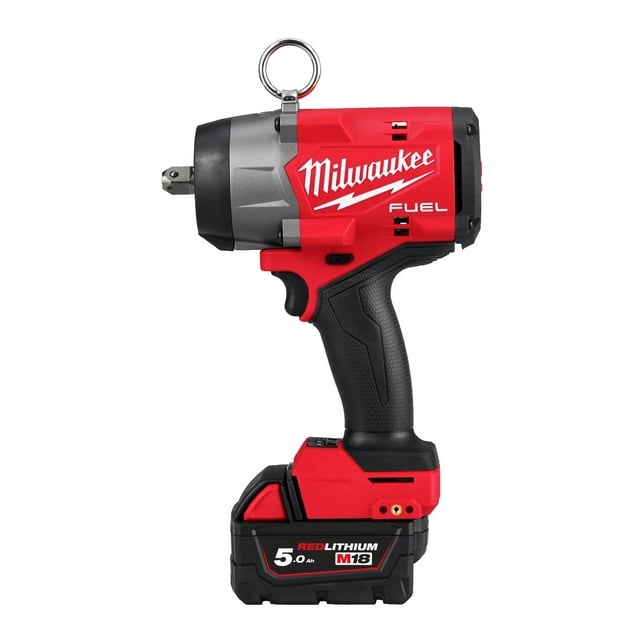 Milwaukee M18 FHIW2P12-502X M18 FUEL™ slagmoersleutel 1/2" high trq, 1220Nm verende borgpen, 2 x 5,0 Ah - 4933492786