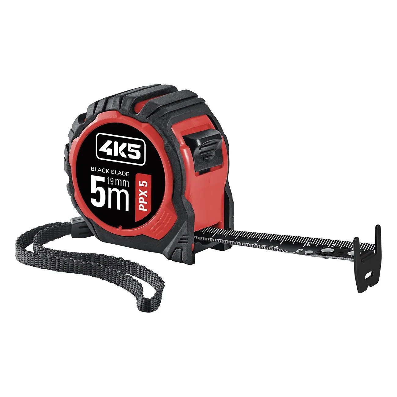 4K5 Tools PPX 5 Compacte optimaal afleesbare rolbandmaat van staal 606.101-5
