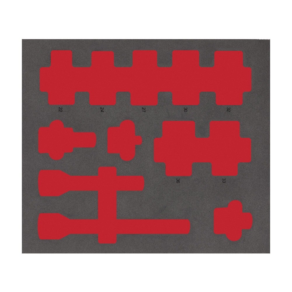 Milwaukee 3/4" SHOCKWAVE™ IMPACT DUTY Schuim inzetstukken - 4932493397