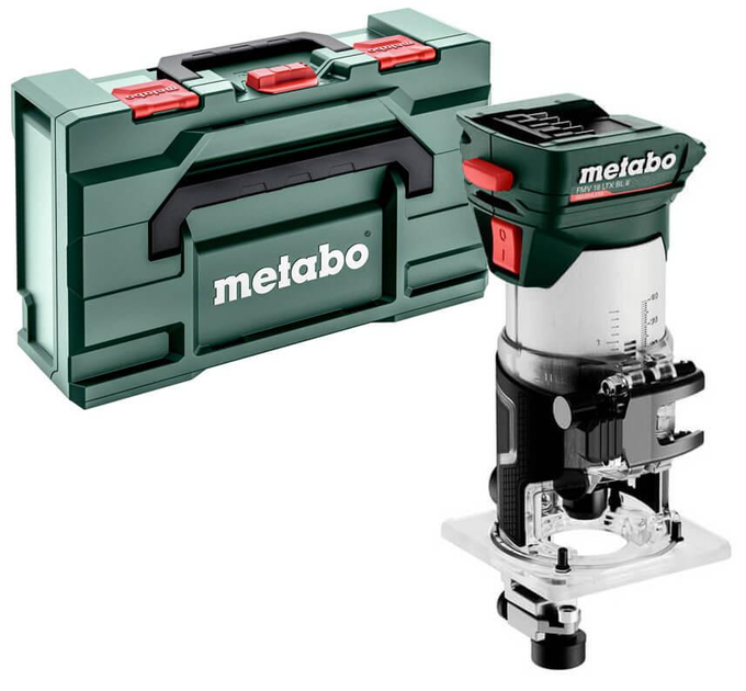 Metabo FMV 18 LTX BL 8 Accu Kantenfrees | Zonder accu-packs en lader in X 145 L 601742840
