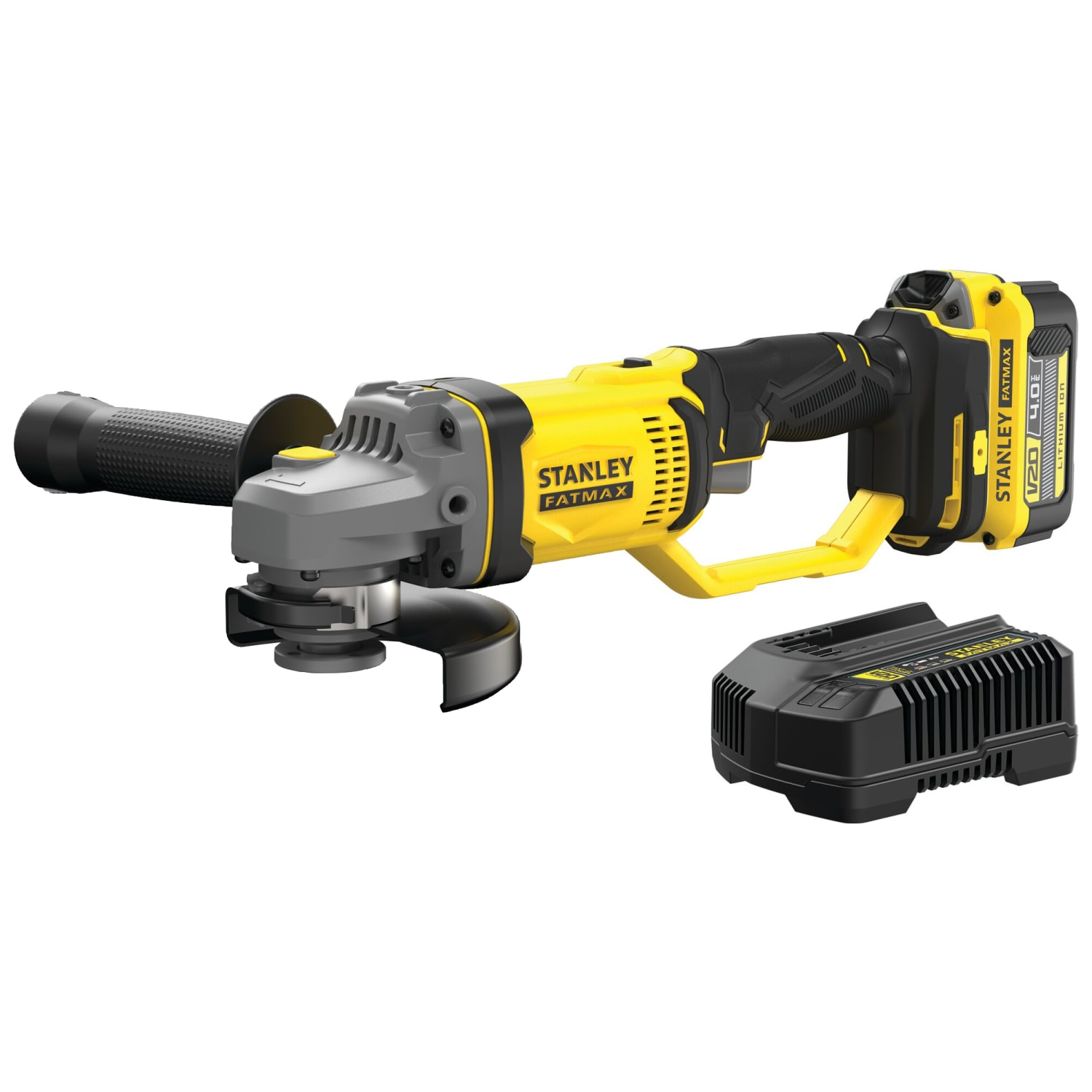 Stanley FATMAX SFMCG400M1K V20 18V Accu Haakse Slijper | 1x 4.0Ah | Met lader | In Koffer - SFMCG400M1K-QW