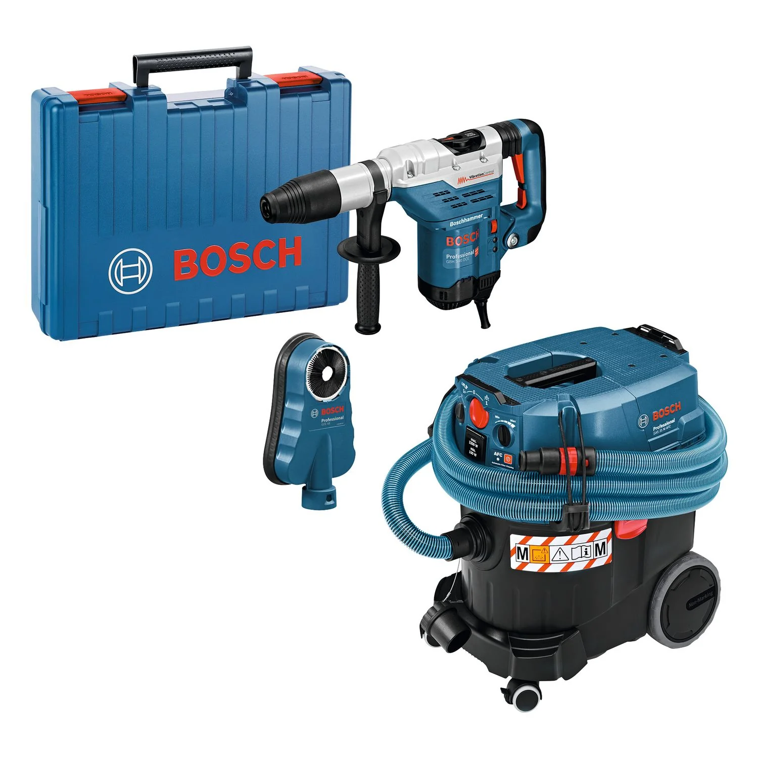 Bosch Blauw Combiset GBH 5-40 DCE + GAS 35 M AFC + GDE 68 0615A5004J
