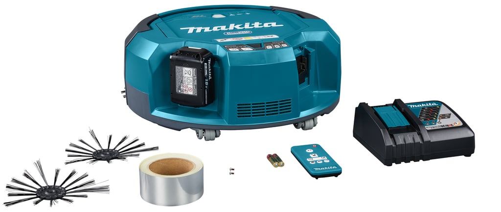 Makita DRC200RT Robotstofzuiger | 2x 18v | 5.0 Ah accu + snellader