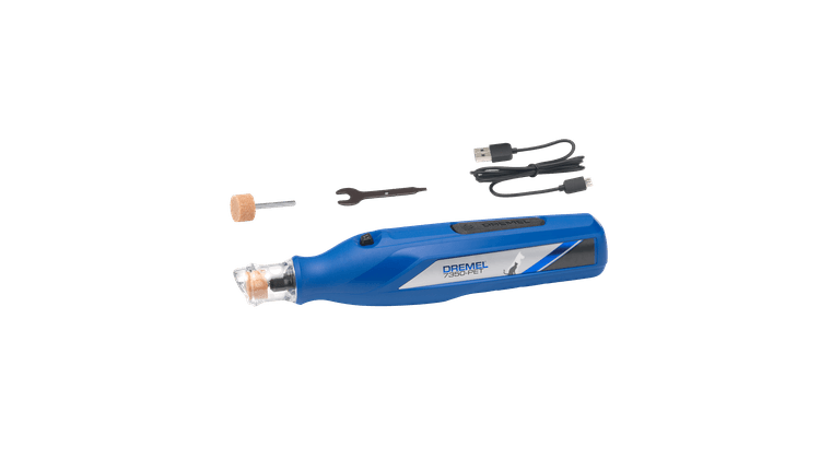 Dremel Multigereedschap-systeem 7350JA (Model 7350 Pet Nagelverzorgingskit, hulpstuk incl. beschermkap, 2 x slijpsteen, USB kabel, sleutel,