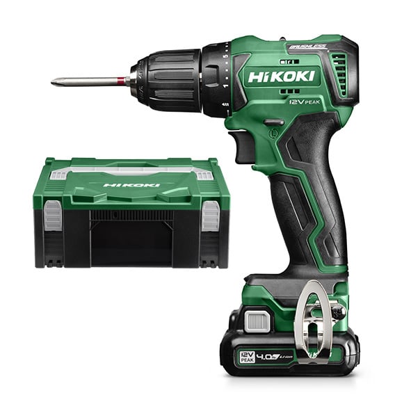 Hikoki DS12DDWHZ | Accu Boor-schroevendraaier 12V | Inclusief accu & lader | In koffer - DS12DDWHZ