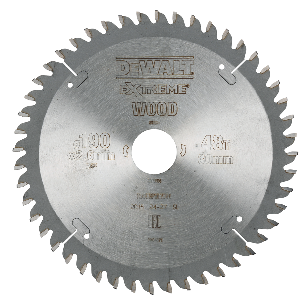 DeWalt Accessoires Cirkelzaagbl. S40 190x30x48t - DT4094-QZ