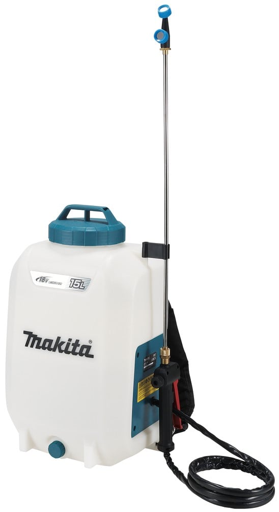 Makita DUS158Z | LXT 18 V | Ruggedragen drukspuit | 15 liter | Zonder accu en lader | in doos - DUS158Z