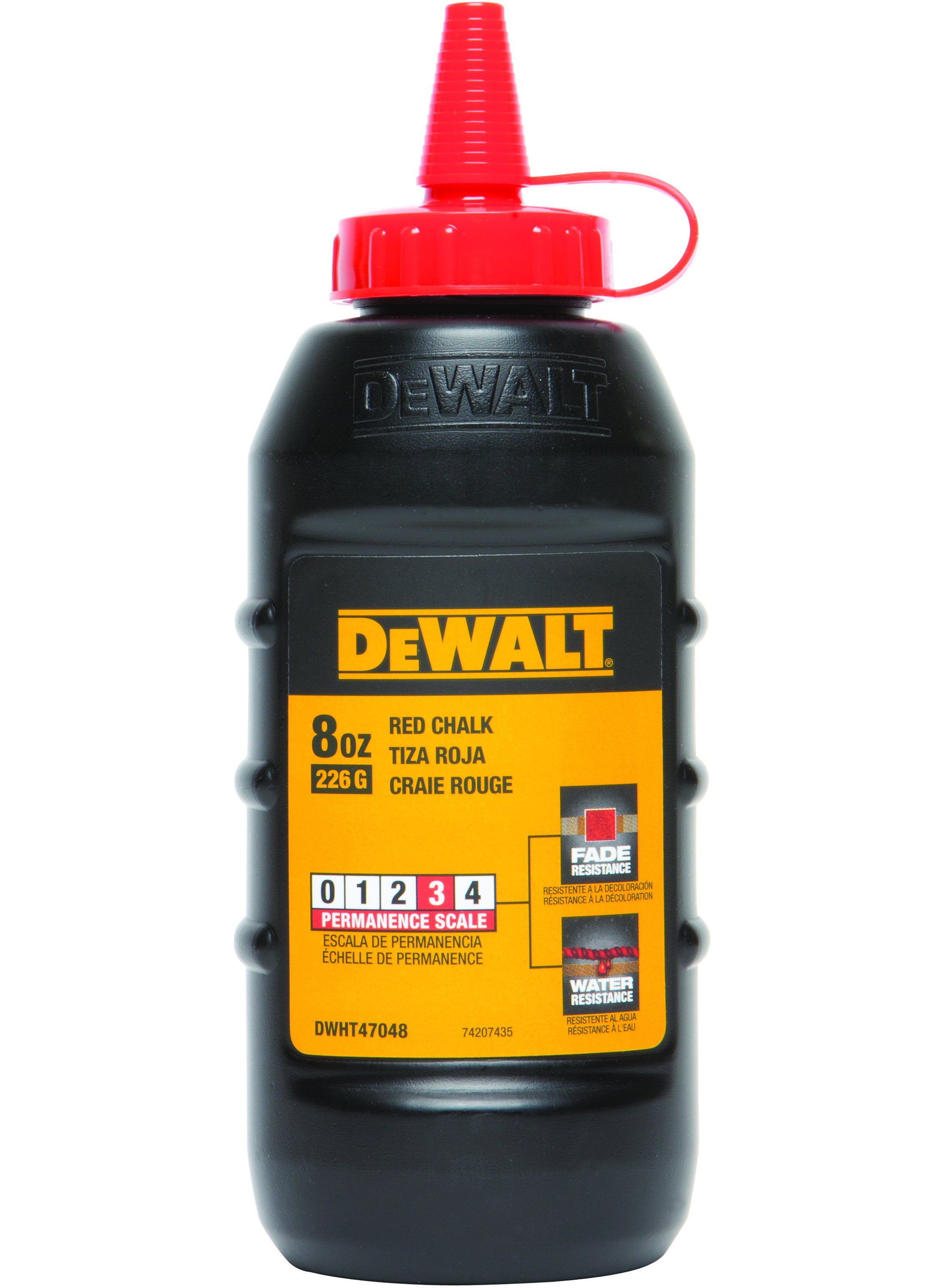 DeWalt Accessoires DWHT47048-9 Slaglijnpoeder | Rood | 225 gram - DWHT47048-9