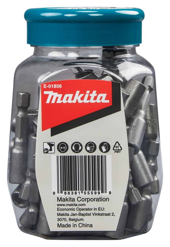 Makita Accessoires Dop | 1/4"x50mm | standaard | 50 stuks - E-01856 E-01856