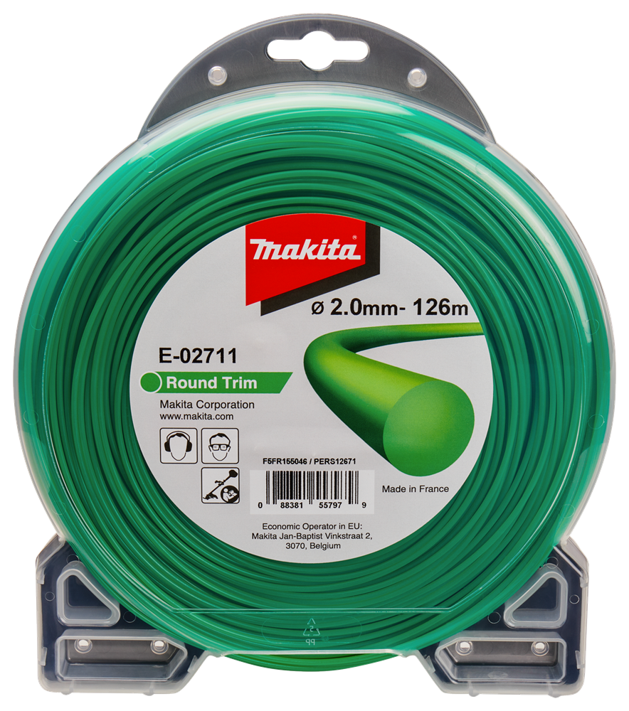 Makita Accessoires Maaidraad 2,0X126M Rond - E-02711 - E-02711