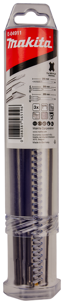 Makita Accessoires Beitelset 3-delig premium - E-04911 E-04911