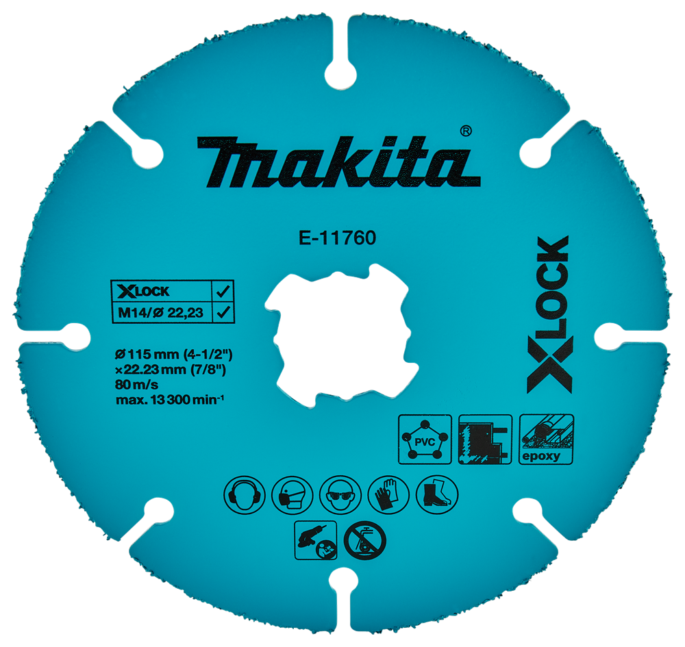 Makita Accessoires Doorslijpschijf 115x22,23x2,0mm - E-11760 E-11760