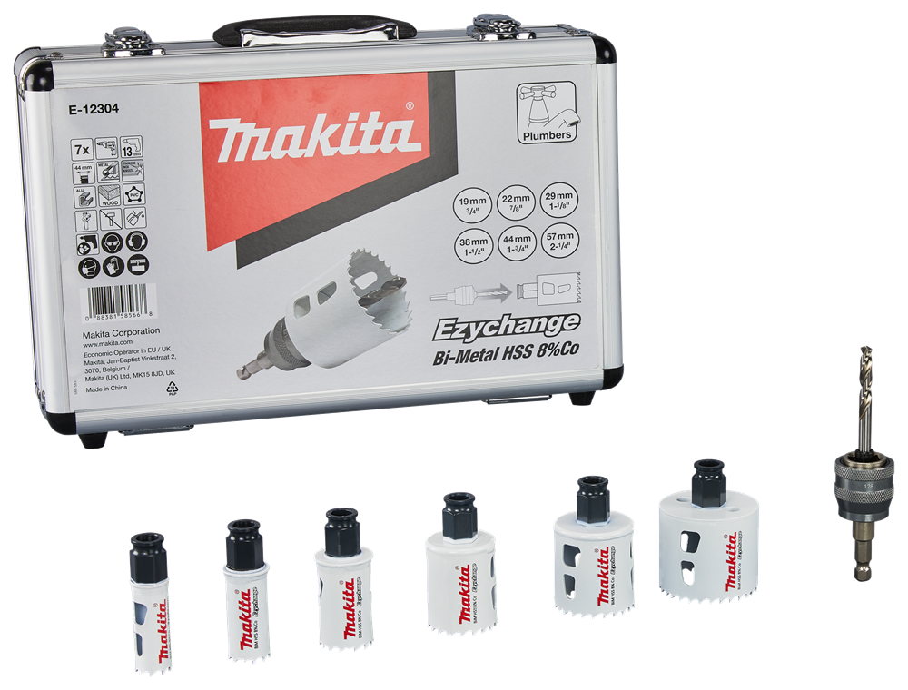 Makita Accessoires Gatzaagset 7-delig hout/metaal - E-12304 E-12304