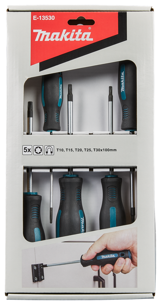 Makita Accessoires Schroevendraaierset 5-delig torx - E-13530 - E-13530