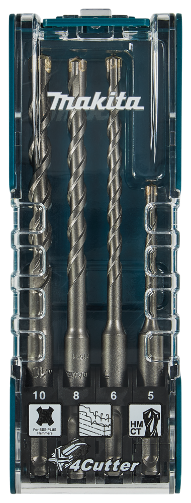 Makita Accessoires B4S: Betonborenset 4-delig - E-14249 E-14249