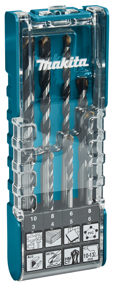 Makita Accessoires Multiborenset 8-delig - E-15855 - E-15855