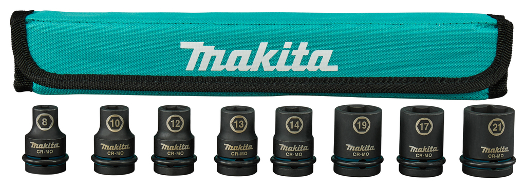 Makita Accessoires Krachtdoppenset 8-delig - E-16601