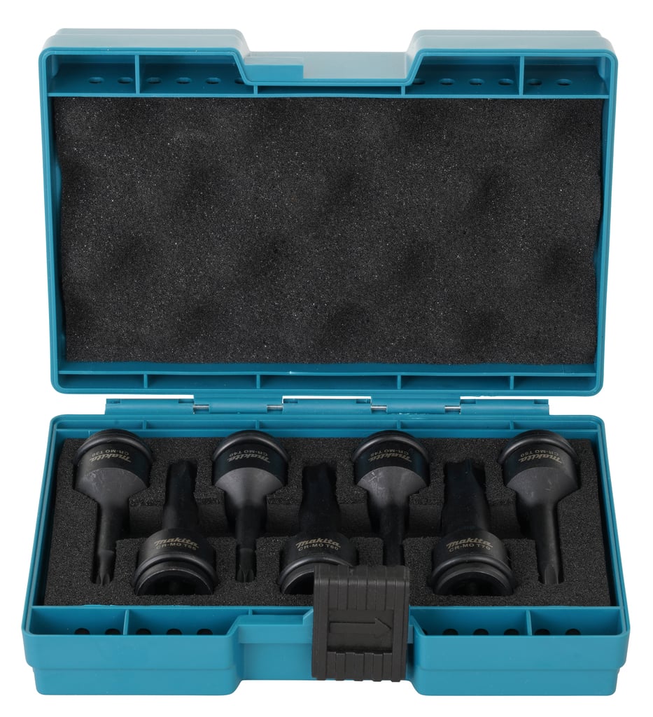 Makita Torx Slagschroefbitset | 7-delig | Impact Black | 1/2&apos;&apos; | VK - E-23628