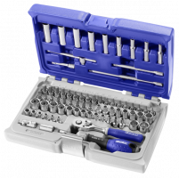 Expert by Facom doppenset met hulpstukken 1/4" | 73-delig | in koffer | E030707 - E030707