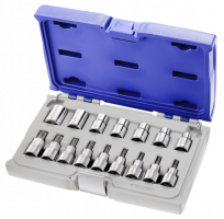Expert by Facom doppen en Torx® schroevendraaierdoppenset 1/2" | 16-delig | in koffer | E032907 - E032907