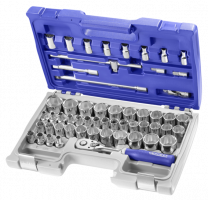 Expert by Facom doppen en hulpstukken 1/2" | 55-delig | in koffer | E032909 - E032909