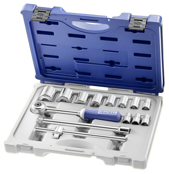 Expert by Facom doppenset 1/2" | 14-delig | incl. koffer | E032938 - E032938