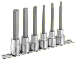 Expert by Facom lange 6-kante schroevendraaierdoppenset 1/2" | 6-delig | E032941 - E032941