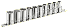 Expert by Facom metrische doppenset 1/2" | 10-delig | incl. rek | E034837 - E034837