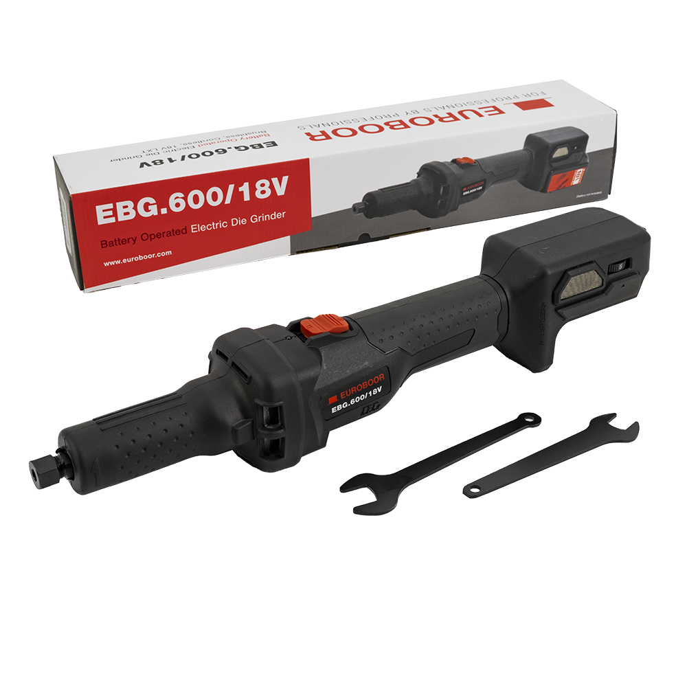 Euroboor Accu Aangedreven Stiftslijper 18V | 26000 TPM | 800 Watt | Excl. accu en lader - EBG.600/18V