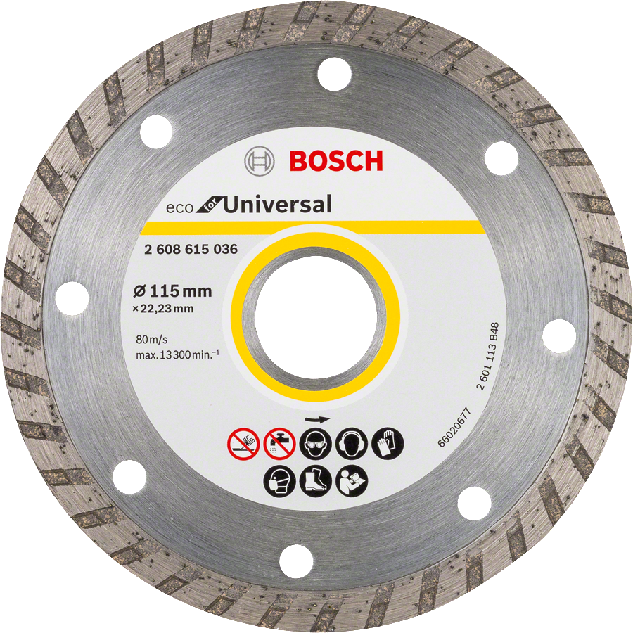 Bosch Accessoires Diamantschijf Universal Turbo Bosch Line 125 x 22, 23 x 2,4 x 7 - 2608615037