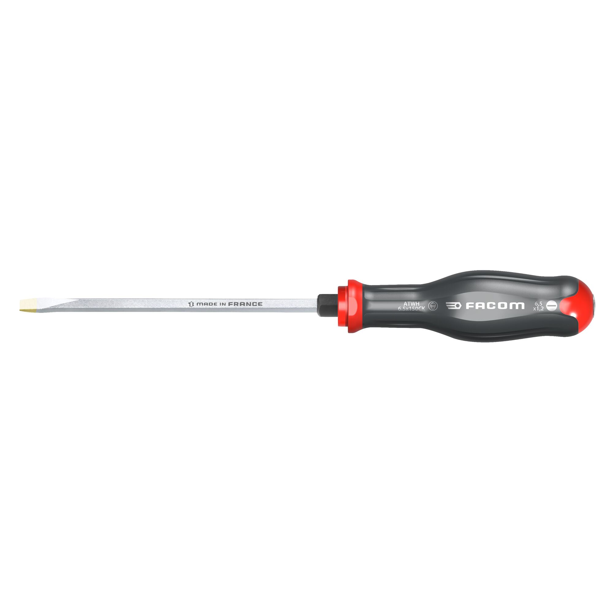 Facom Protwist® Schroevendraaier met Zeskantige Bled | Voor Sleufschroeven | 4 x 100 mm - ATW4X100CK