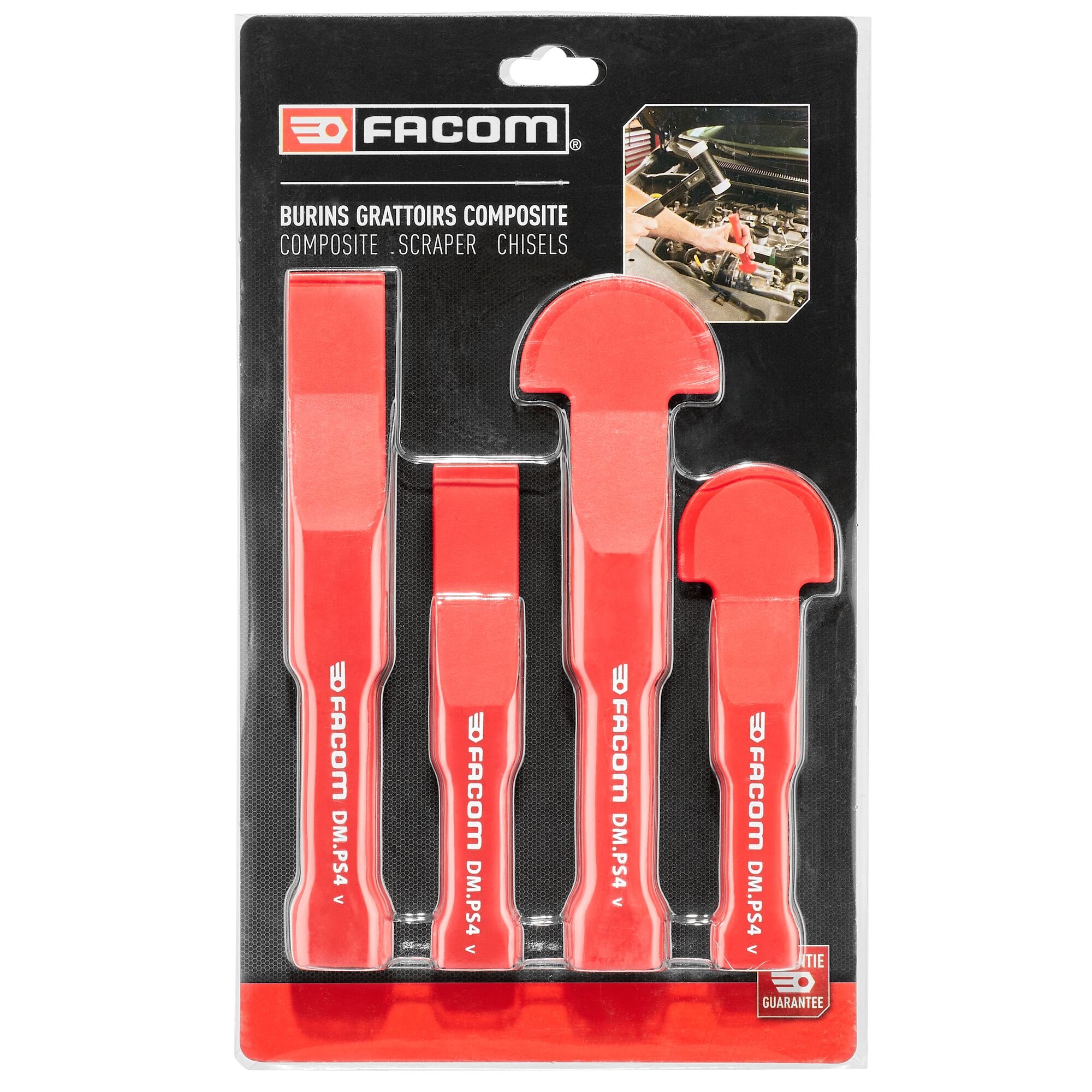 Facom 3 Composiet Koudbeitels voor het Losmaken van de Carters - DM.PS4PB