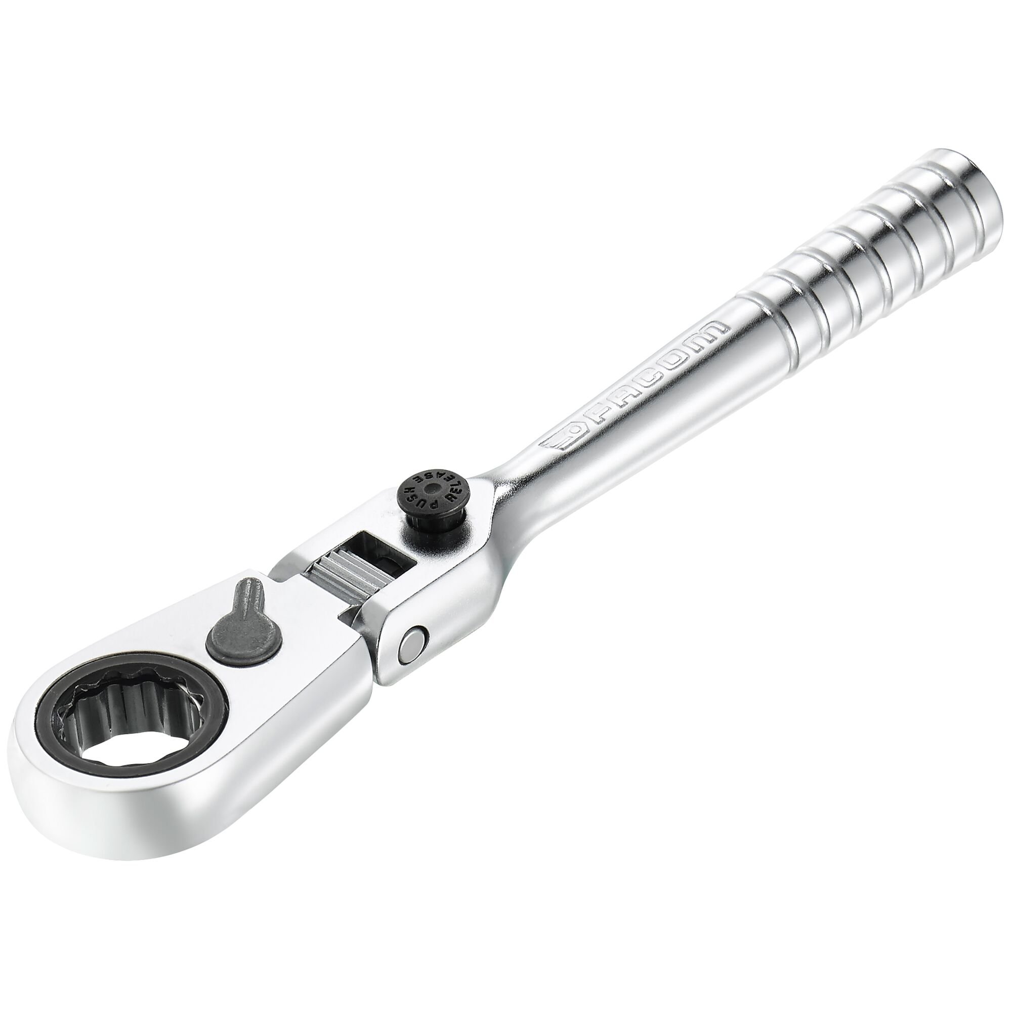 Facom Doorsteekratel 1/4" met 180° Flex Kop - R.180HX