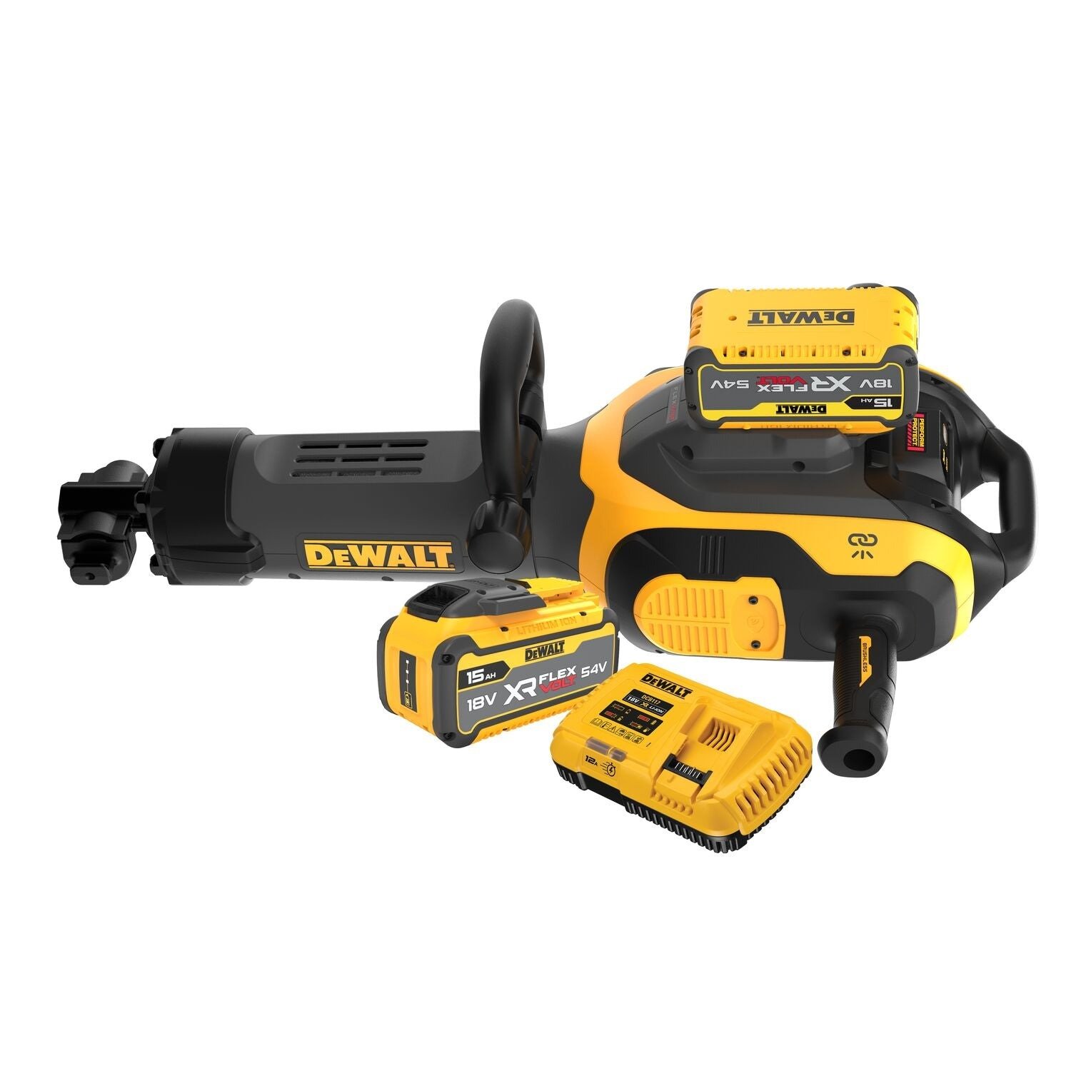 DeWALT DCH966Z2 XR FlexVolt Accu Breekhamer | Inclusief 2x 54v/18v 15.0 Ah FlexVolt accu&apos;s en lader - DCH966Z2-QW