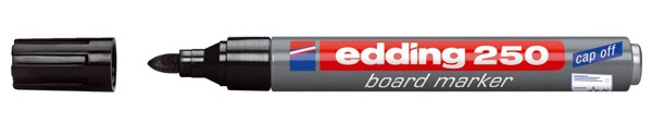 Edding Whiteboardmarker | zwart | streepbreedte 1,5-3 mm ronde punt | 10 stuks - 4-250001