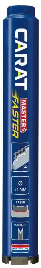 Carat Laser Diamantboor | Ø126x300xM30, Beton Master Faster - EMF1263005