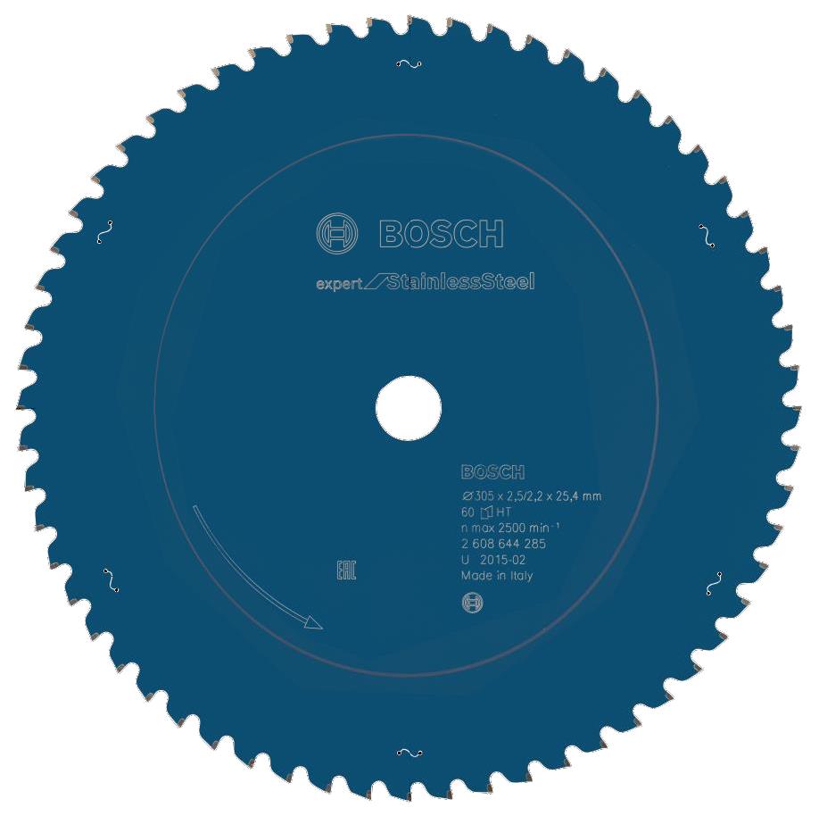 Bosch Accessoires Expert for Stainless steel cirkelzaagblad 305X25.4X2,5X60T - 2608644285