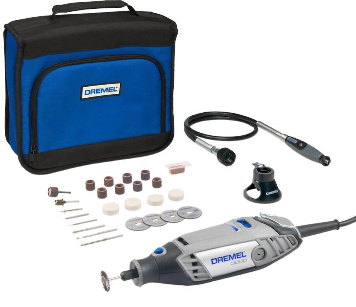 Dremel 3000 | 25 accessoires | 2 hulpstukken | In opbergtas - F0133000HA