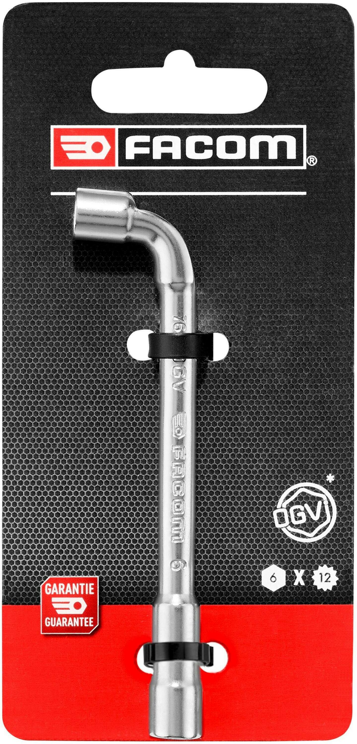 Facom 76 - Open Pijpsleutels | Gesmeed | 12-kant x 6-kant | Metrische Maten 6mm - 76.6PB