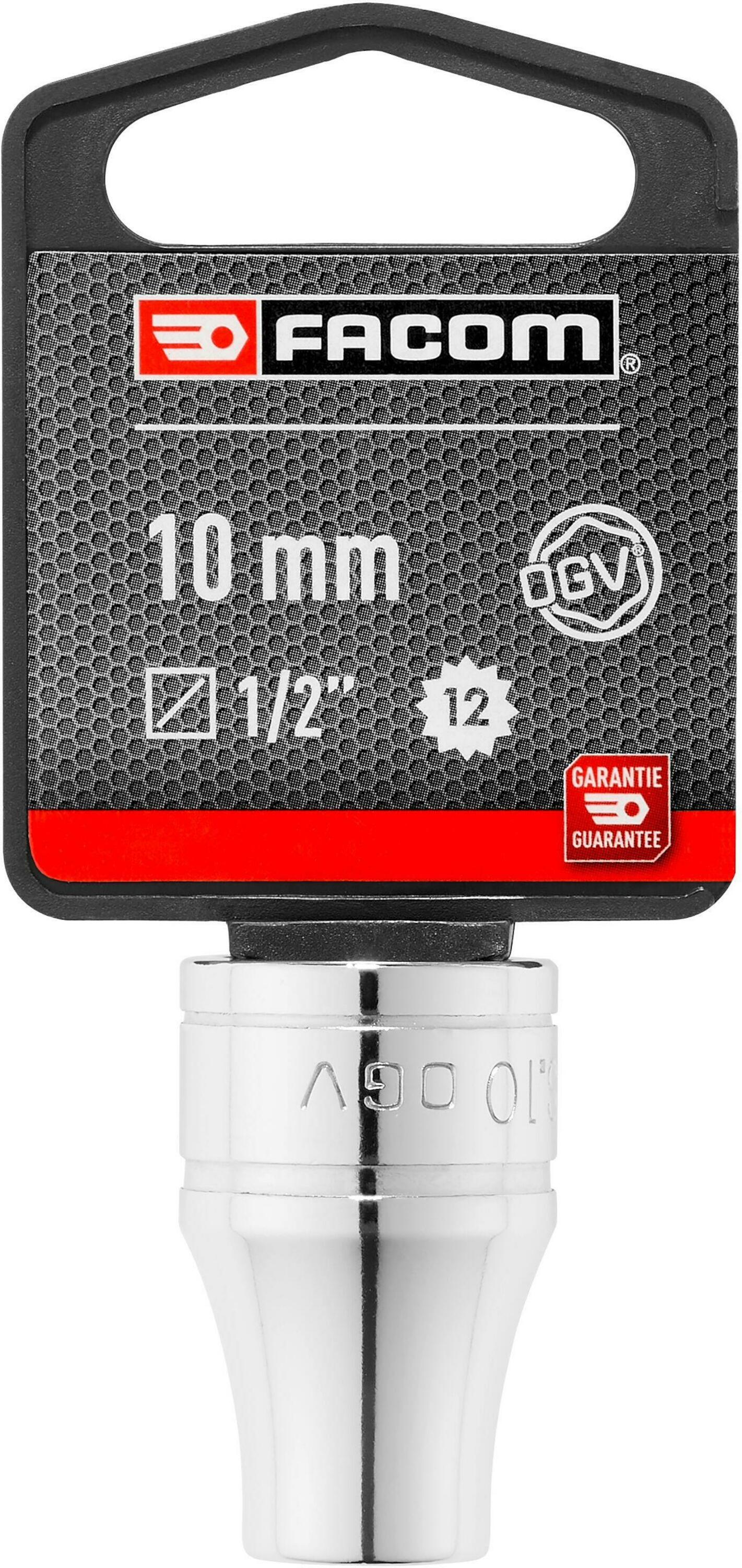 Facom S - Doppen | 1/2" 12-kant | Metrisch 10mm - S.10PB