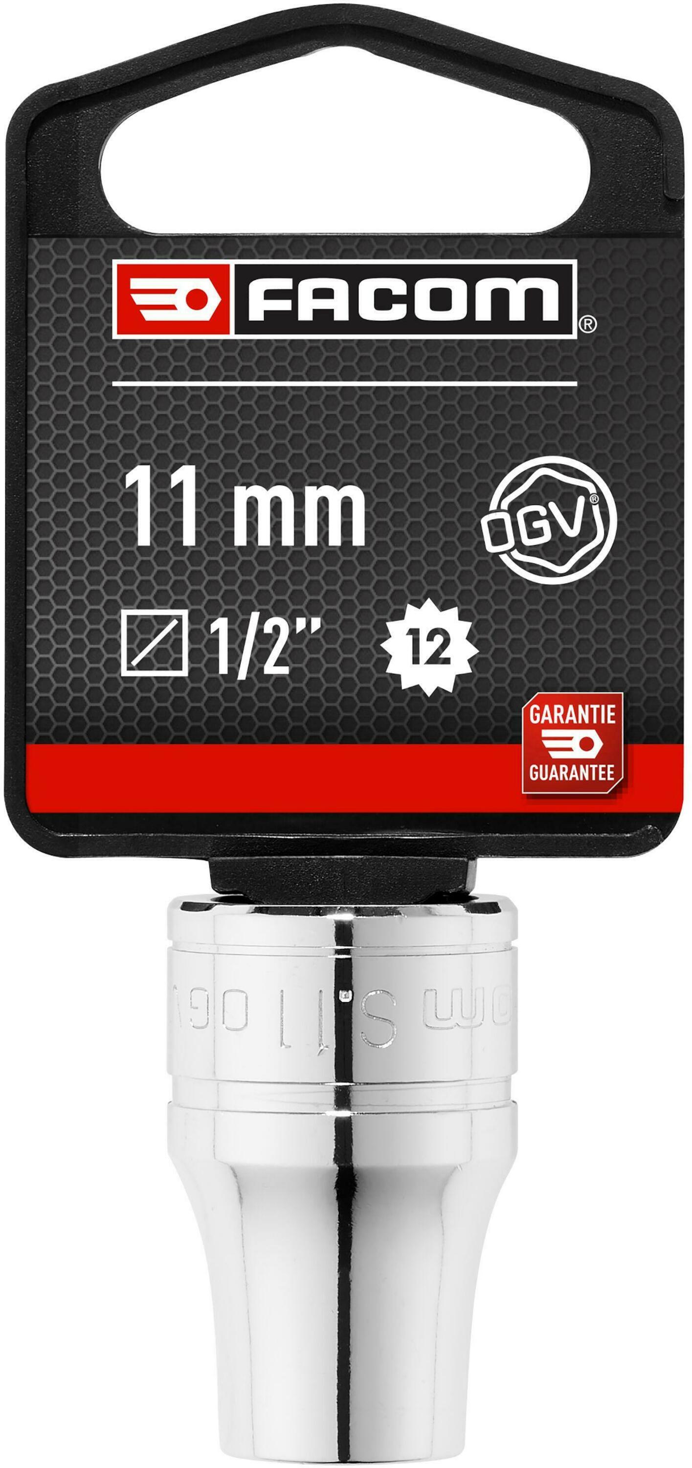 Facom S - Doppen | 1/2" 12-kant | Metrisch 11mm - S.11PB